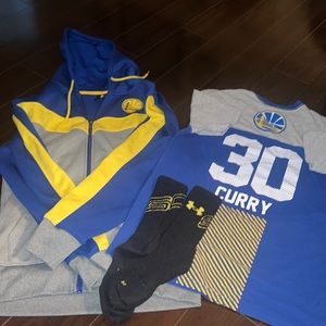 Golden State Hoodie /T-Shirt /Socks BUNDLE*